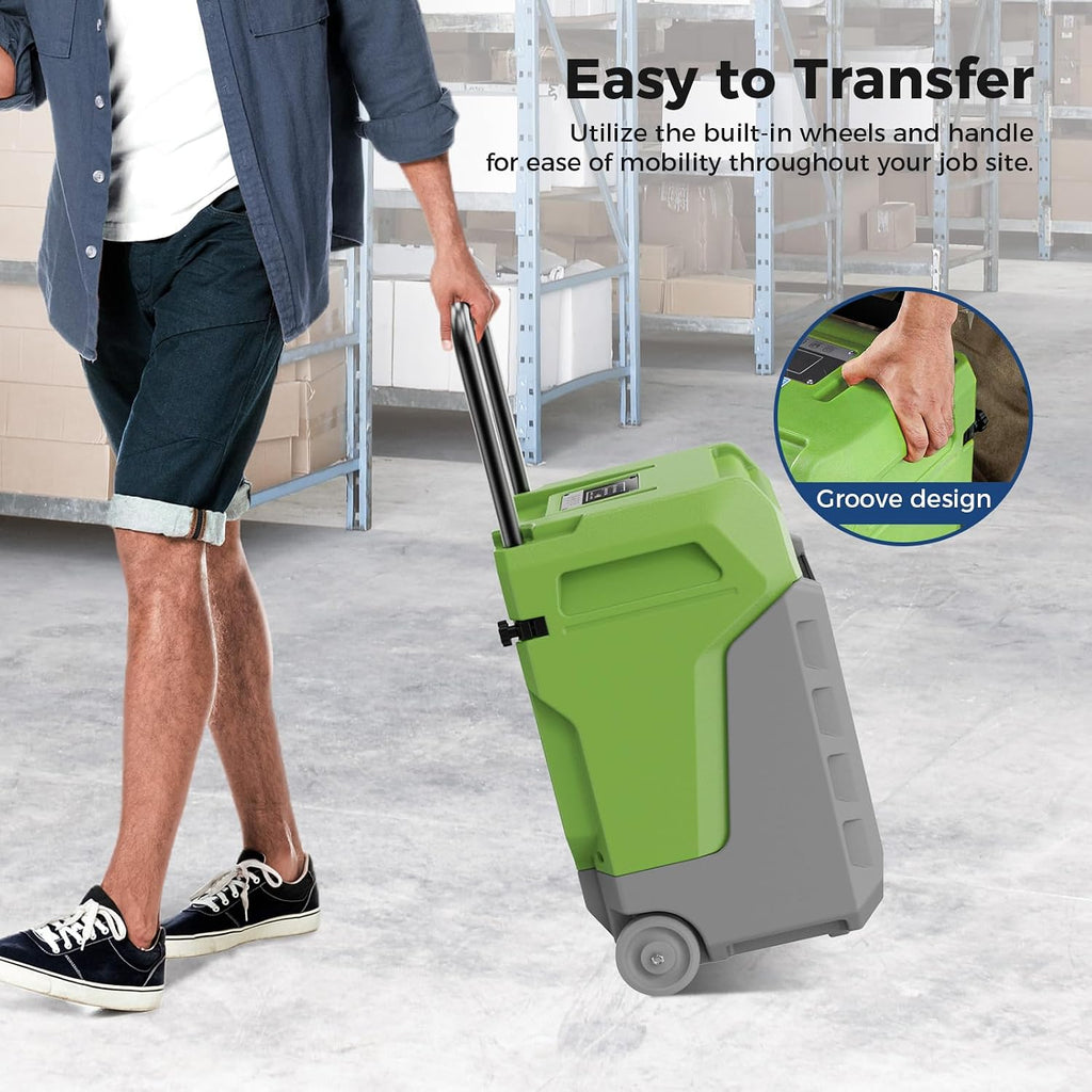 ALORAIR Storm LGR Commercial Dehumidifier with Pump & Drain Hose, Portable Industrial Dehumidifiers with Wheels for Water Damage Restore, Basement, Garage, 5 Years Warranty
