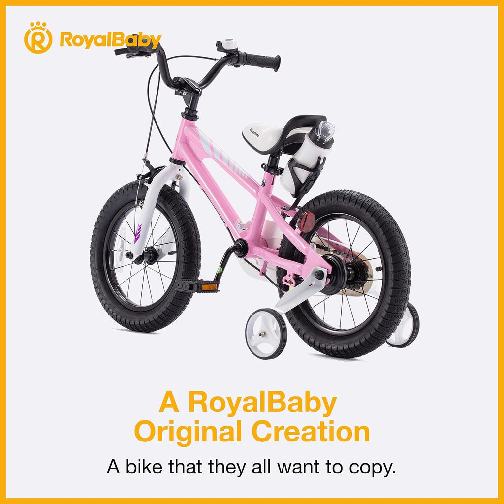 RoyalBaby Kids Bike with Dual Handbrake for Beginners,12 14 16 18 20 Inch Bicycle for Boys & Girls Ages 3-10 Years