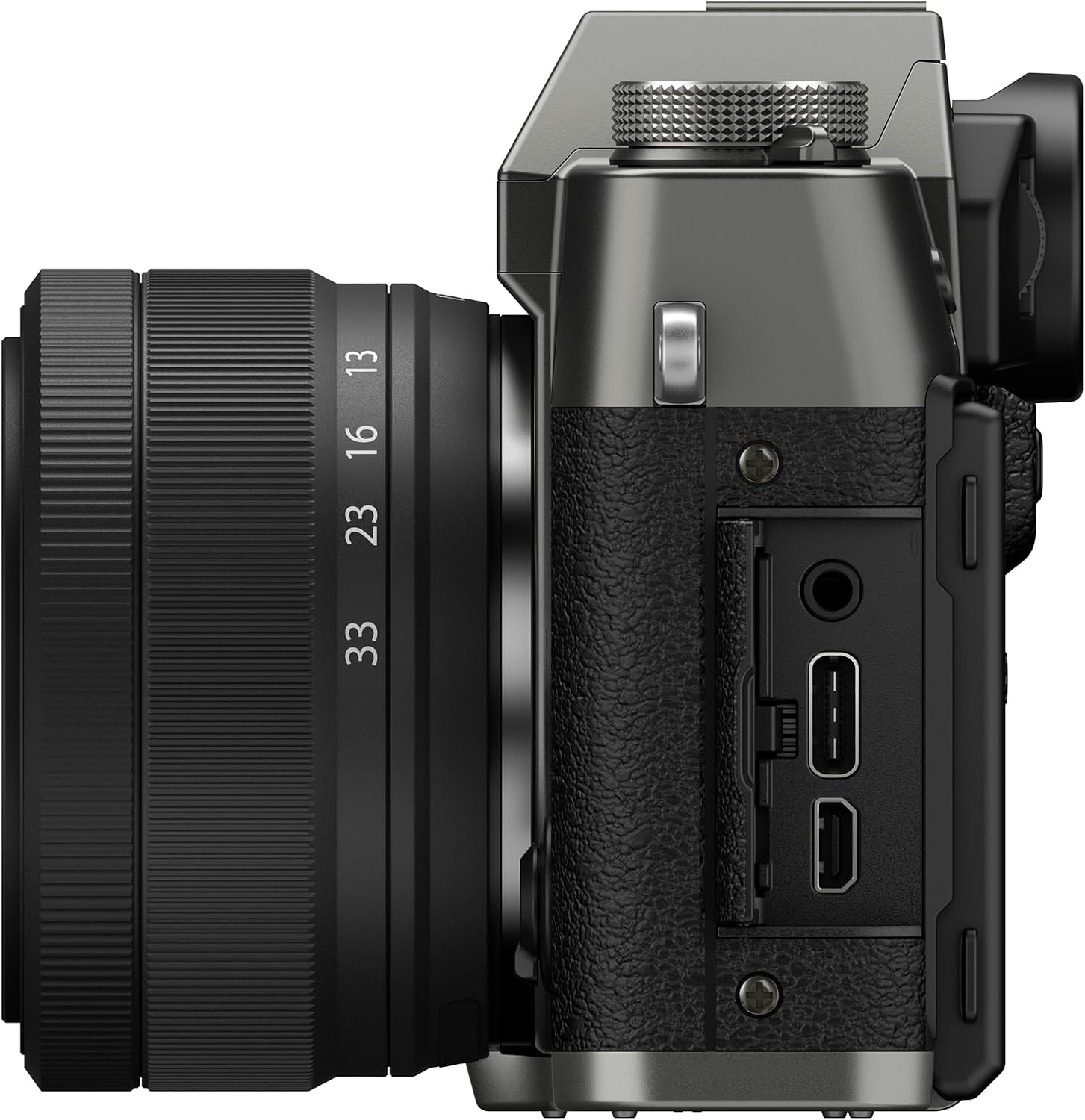 FUJIFILM X-T30 III Mirrorless Camera Body, with XC13-33mm Lens Kit, Charcoal Silver