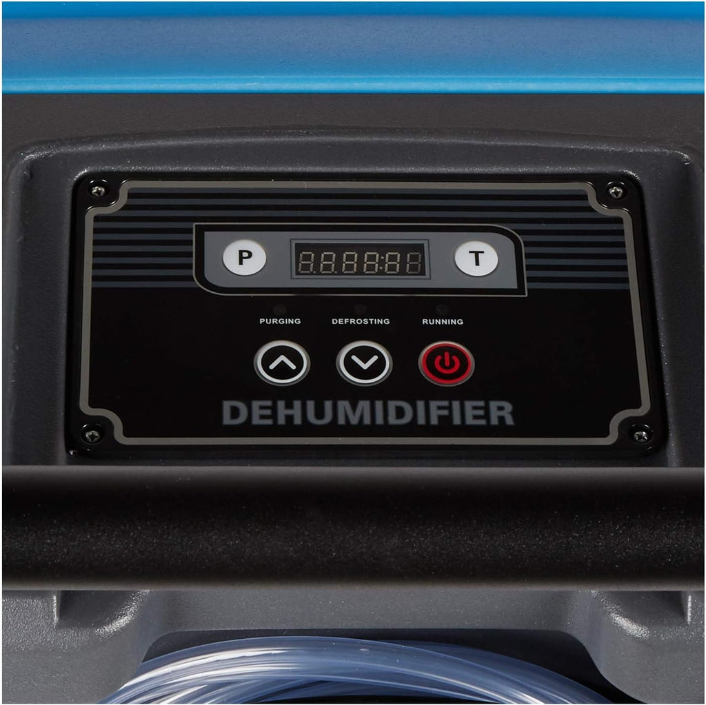 BlueDri BD-76 Commercial Dehumidifier for Home, Basements, Garages, and Job Sites. Industrial Water Damage Equipment - Pack of 1, Blue
