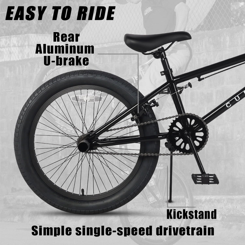 cubsala Freestyle BMX Bike, 18 20 Inch Kids Bicycle for 5-13 Years Old Kids and Beginner Level Rider, Multiple Colors