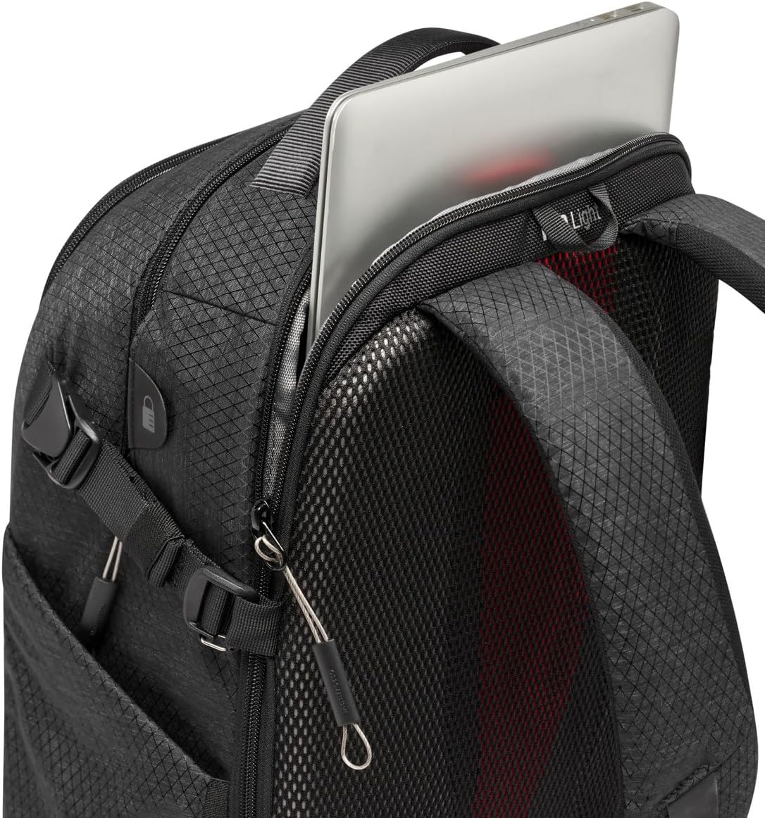 Manfrotto PRO Light Backloader S, Professional Camera Backpack, Top and Rear Access, Double Tripod Attachment, Padded Backpack with Interchangeable Dividers, Black