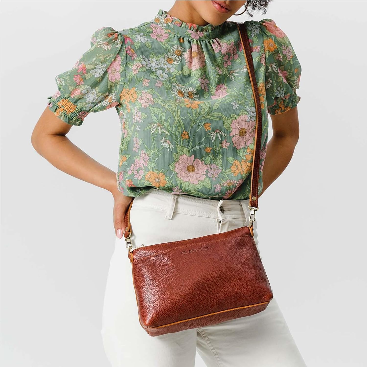 Portland Leather Goods Poppy Purse – Leather Handbag w/Removable Crossbody Strap – Handmade from the Finest Full-Grain Hides