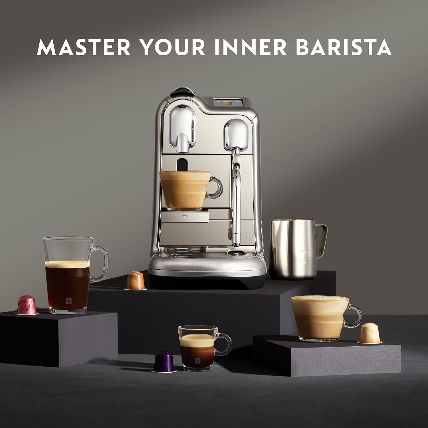 Nespresso Creatista Pro Espresso Machine by Breville, Stainless Steel