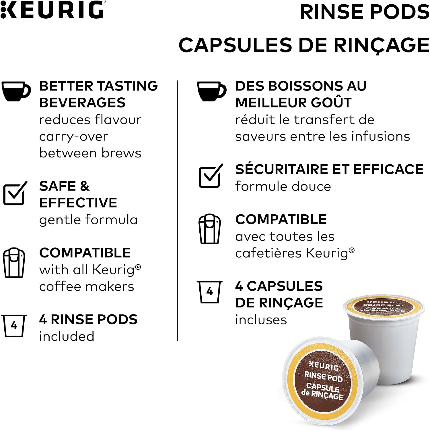 Keurig K-Mini Single Serve Coffee Maker & 3-Month Brewer Maintenance Kit Includes Descaling Solution, Water Filter Cartridges & Rinse Pods, Compatible Classic/1.0 & 2.0 K-Cup Coffee Makers, 7 Count