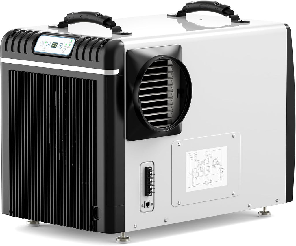 ALORAIR Duct-able Version Basement/Crawl Space Dehumidifiers 198 PPD Commercial Industrial Dehumidifier with Pump and Drain Hose, Auto Defrosting