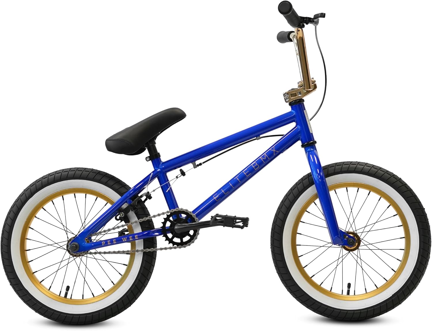 Elite BMX Stealth Freestyle Bike for Youth & Adults, Durable Steel Frame, Available in 16', 18', and 20' Sizes