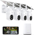 Armorcope Security Cameras Outdoor Wireless,4 Cam-Kit,No Subscription,360° Pan & Tilt Home Security Cameras System,2K Color Night Vision