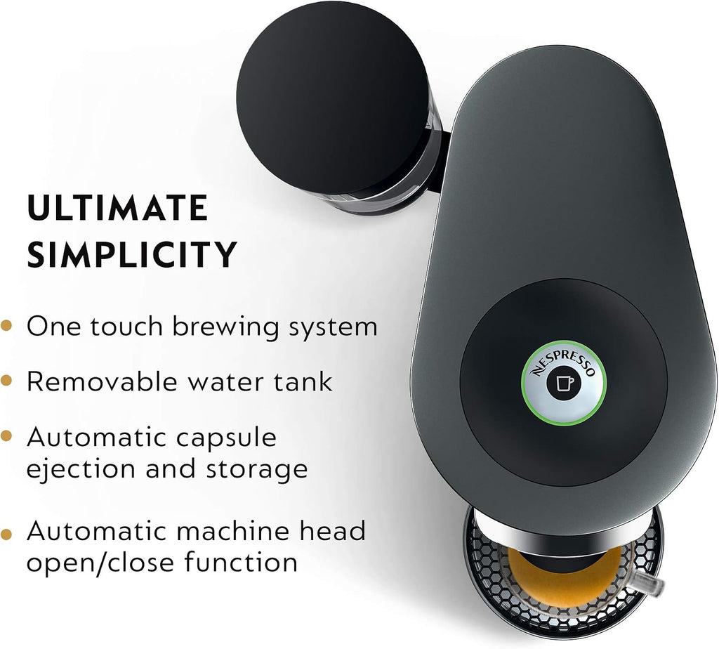 De'Longhi Nespresso Vertuo Plus Coffee and Espresso Maker by De'Longhi, Titan