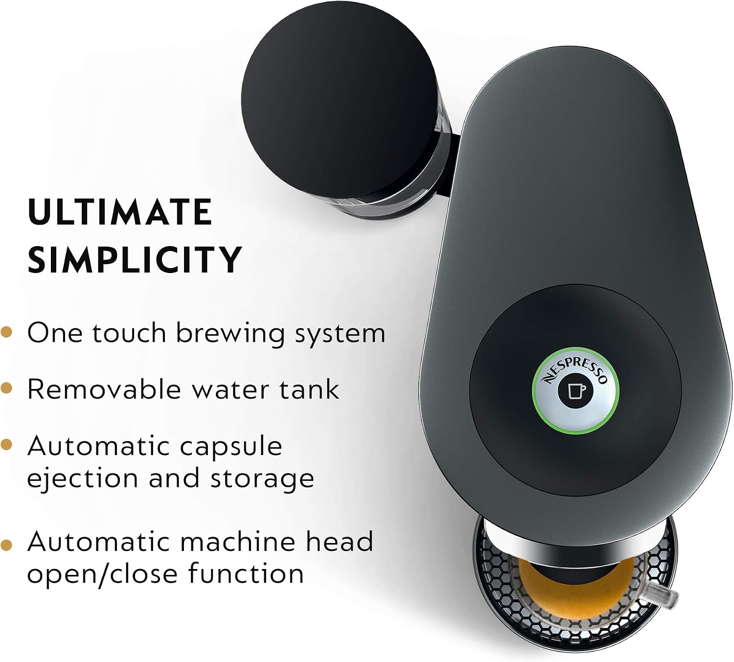 De'Longhi Nespresso Vertuo Plus Coffee and Espresso Maker by De'Longhi, Titan
