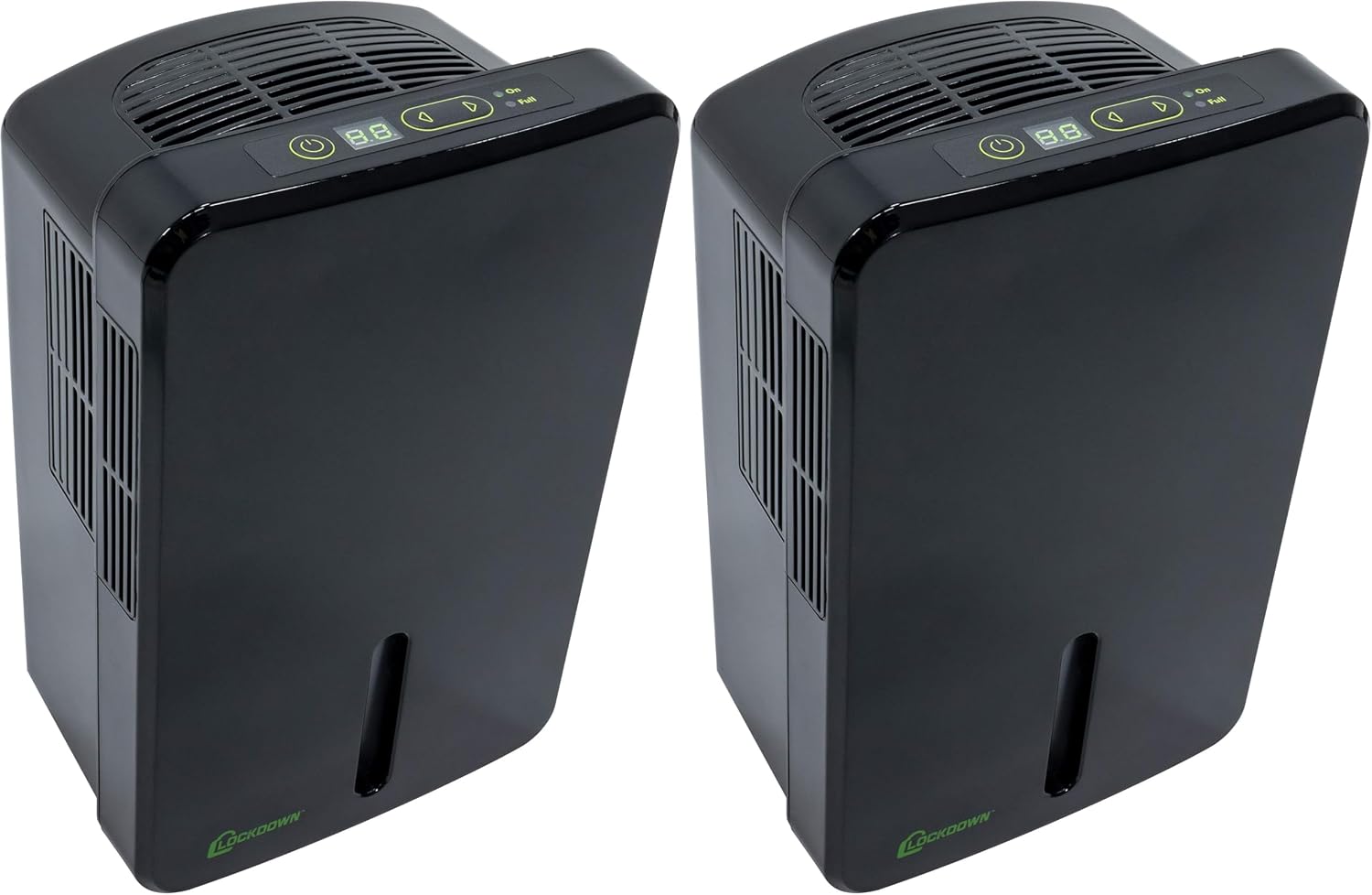 LOCKDOWN Automatic Dehumidifier with Quiet Operation, Drain Hose and Self Monitoring Controls for Humidity Control in Small Rooms, Safes and Closets