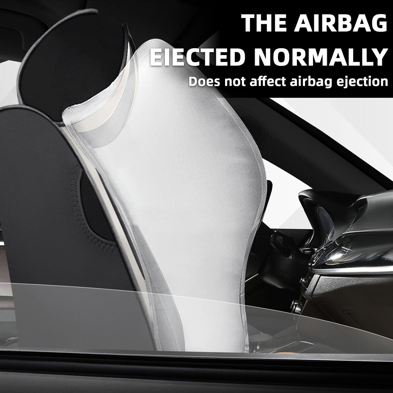 Car Seat Cover Fit for Jeep Wrangler 2000-2025,Compatible Airbag Non-Slip Waterproof Seat Cover,Car Seat Protector Premium Interior (Standard 2 Seats,Gray White)
