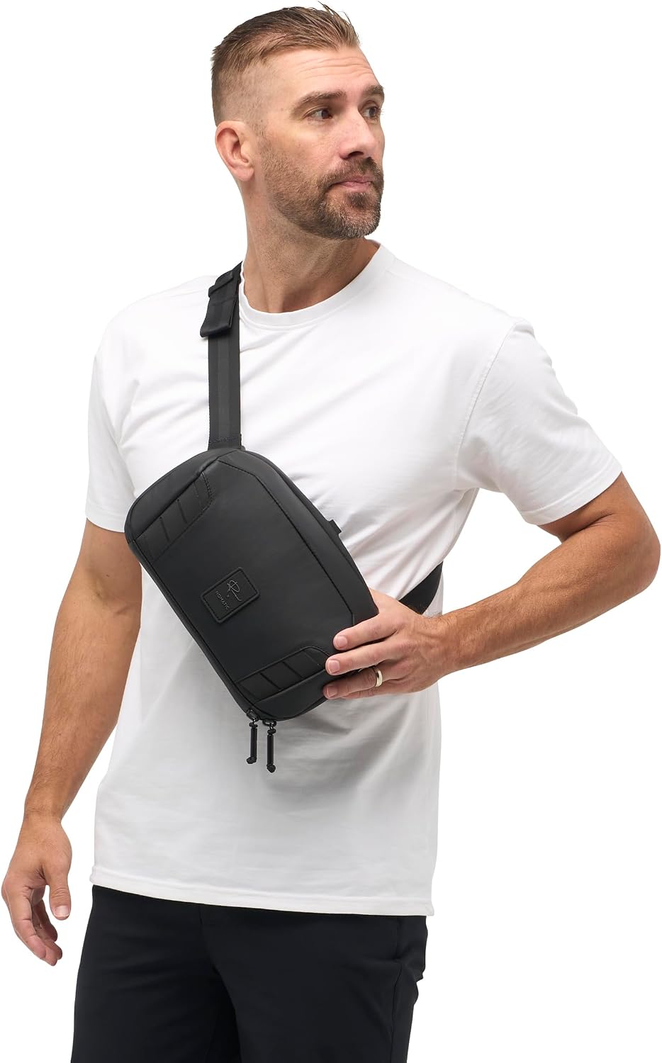 NOMATIC McKinnon Camera Sling 5L: Compact Camera Bag for Photographers with Quick Access, Secure Gear Storage, Lightweight Crossbody Design & External Straps for Easy Tripod Attachment