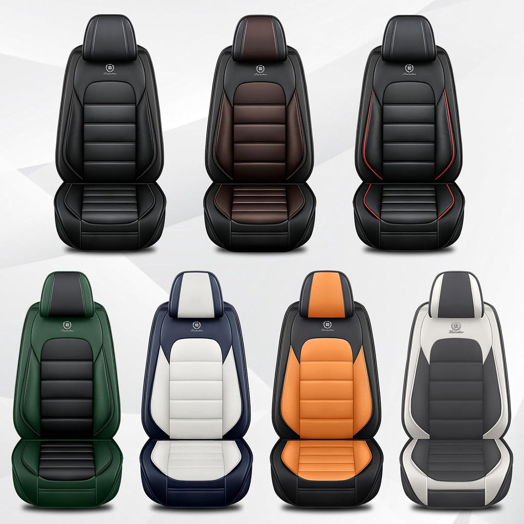 Car Seat Cover Fit for Chevy Avalanche 2002-2013,Compatible Airbag Non-Slip Waterproof Seat Covers, Car Seat Protector Premium Interior (Standard 2 Seats,Classic Black)