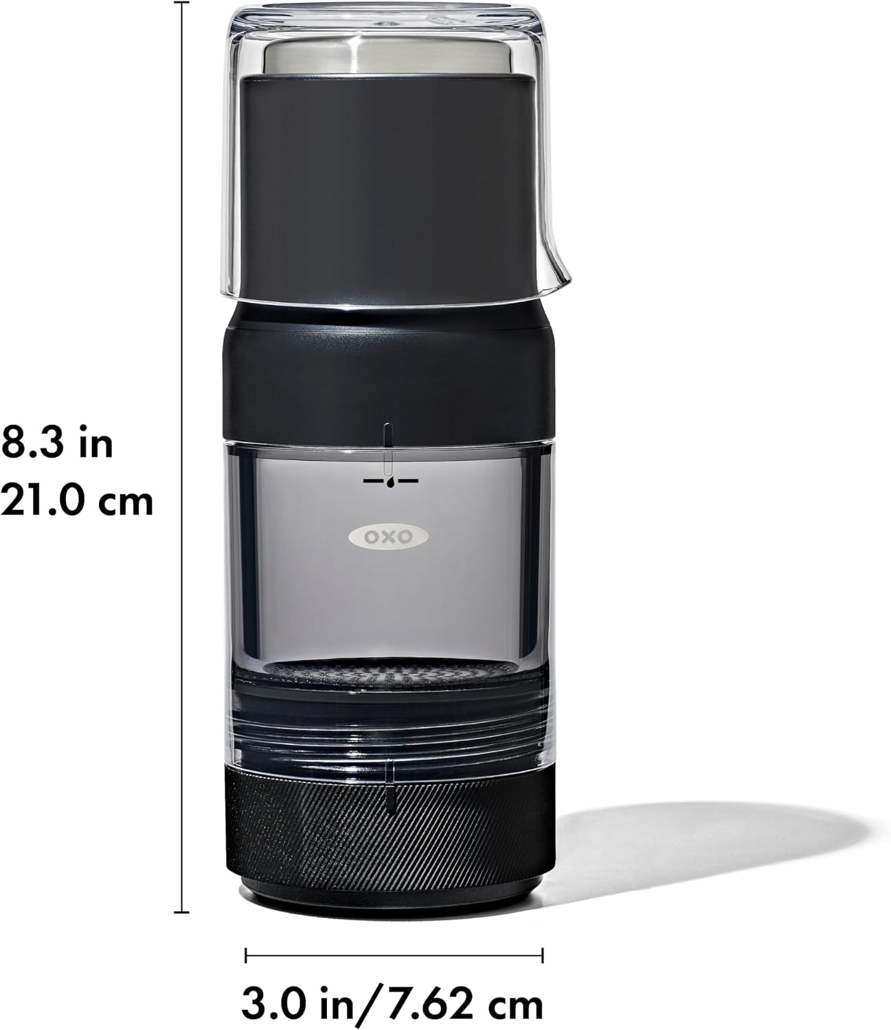 OXO Brew Rapid Brewer - Portable Coffee Maker,Fast Manual Hot & Cold Brew,Small Handheld Brewer,Compact Travel Coffee Maker,(Pack of 4)
