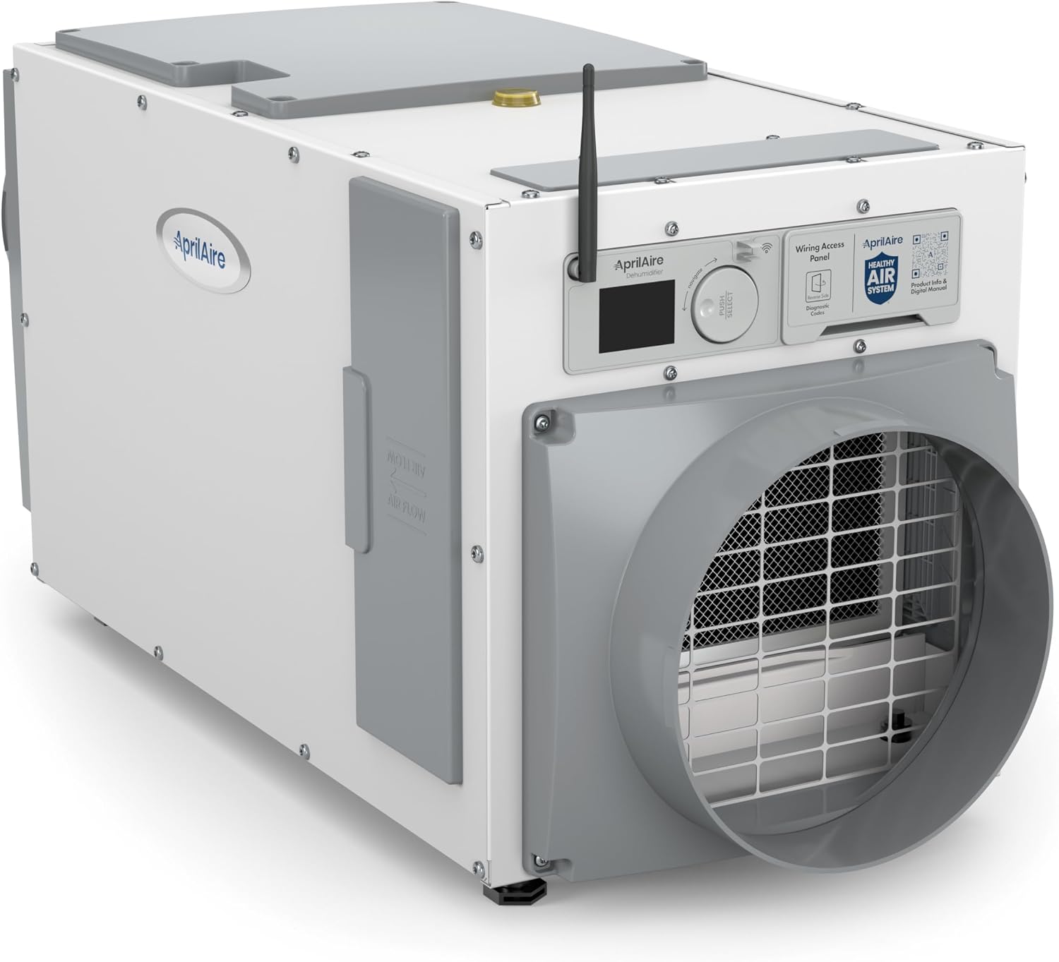 AprilAire E080W Wi-Fi Dehumidifier – 80 PPD for Crawl Spaces, Basements, Whole Houses up to 4,400 Sq. Ft., Part of the AprilAire Healthy Air System