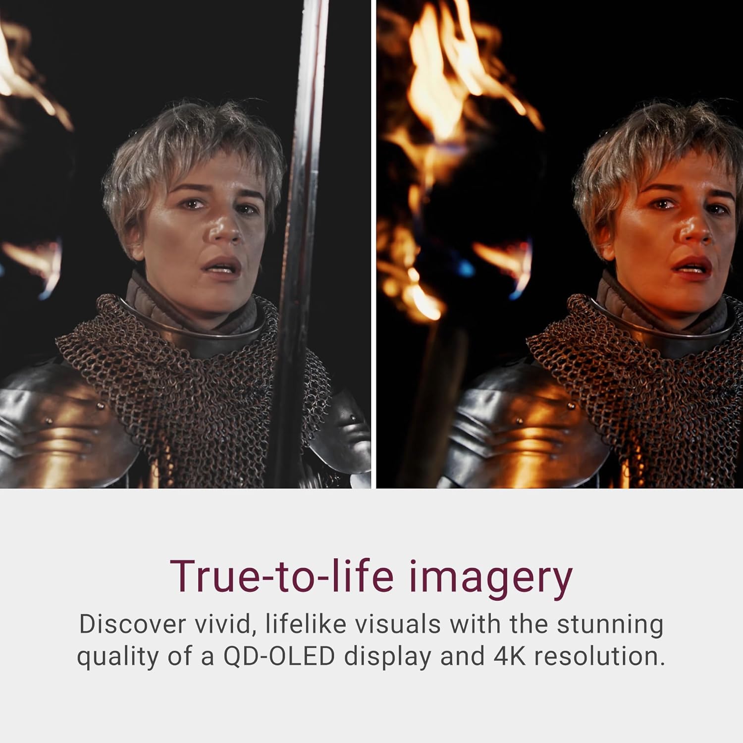 Dell 32 Plus 4K QD-OLED Monitor S3225QC - 31.6-inch (3840 x 2160) 120Hz 0.03ms Display, AI-Enhanced 3D Spatial Audio, Height/Tilt/Swivel/Slant Adjustment - Ash White