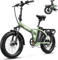 bluebiko 1000W Folding Electric Bike, 48V 20AH Large Removable Battery E Bike, 80 Miles Max Range, 20' Fat Tire Electric Bike for Adults, Adult Electric Bicycles for Commute Beach Snow