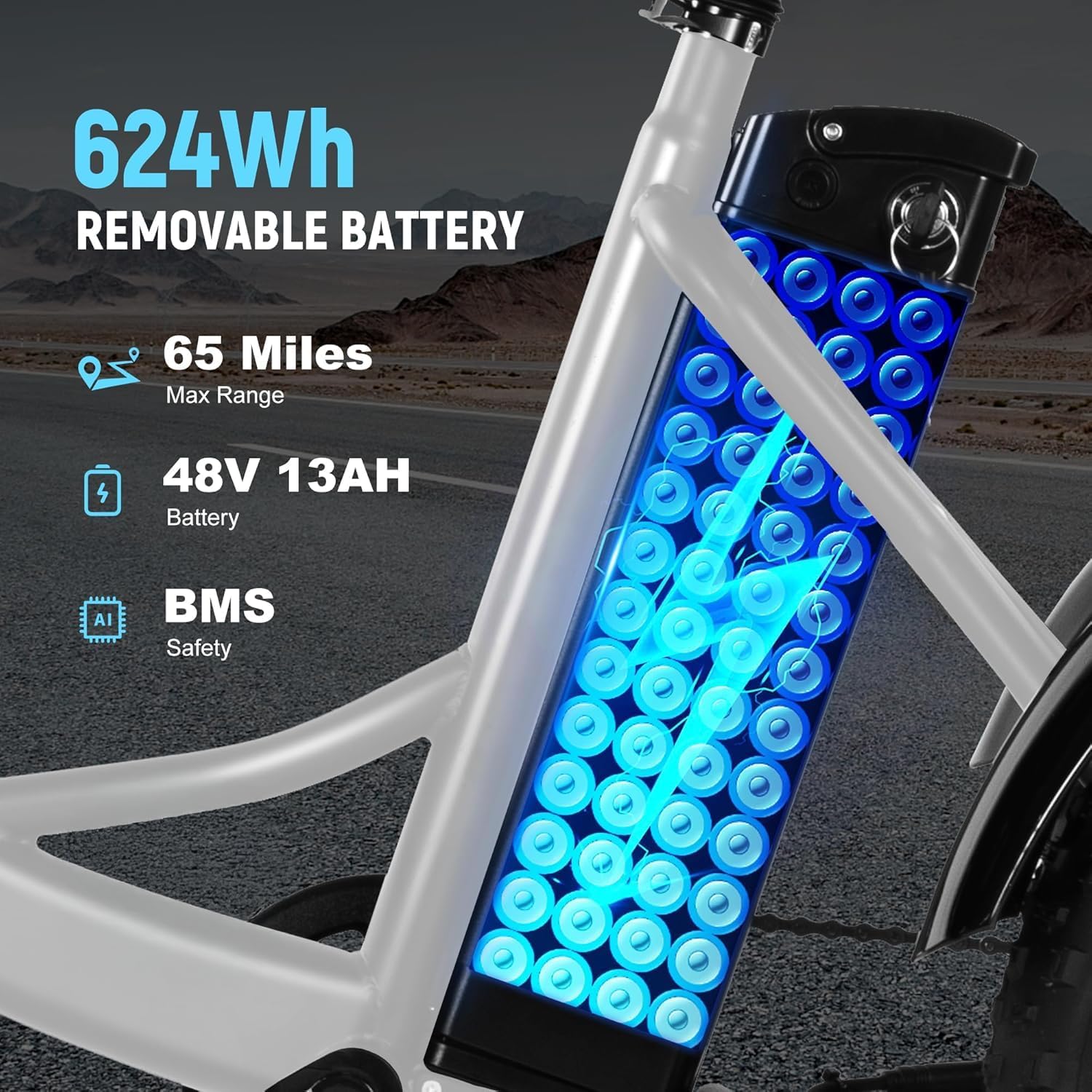 Qlife Triker Plus Electric Trike for Adults, Peak 1200W Motor Floding Trike Ebike, 624Wh E-Bike, 20MPH 65 Miles Electric Tricycle for Adults, 20x4.0 Fat Tire E-Bike, Foldable 3 Wheel for Adults