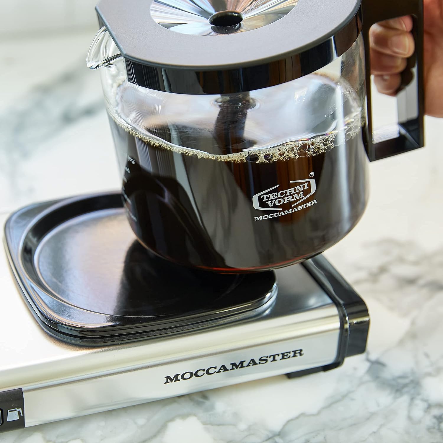 Moccamaster 53933 KBGV Select 10-Cup Coffee Maker, Off-White, 40 ounce, 1.25l (Renewed)