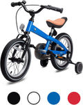 RASTAR BMW 14 Inch Toddler Bike with Training Wheels for Boys and Girls Age 3-7, a Valuable Outdoor Gift of Kids Light Weight Bicycle for Children 3 4 5 6 7 Years Old, Cordoba Blue