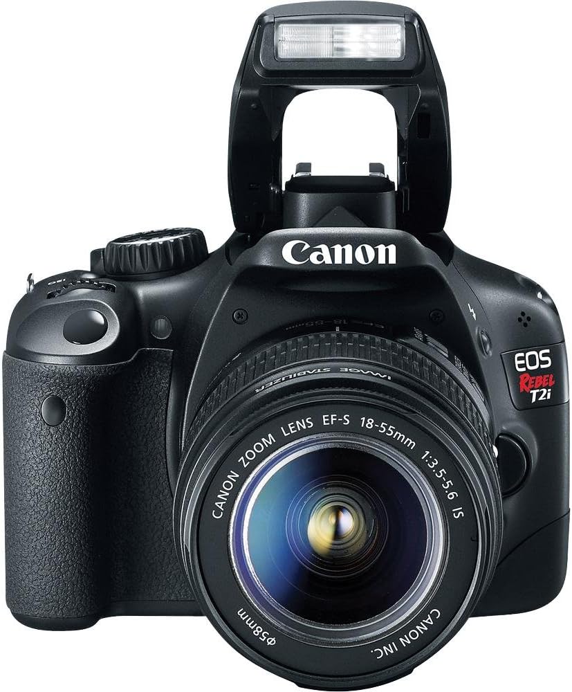 Canon EOS Rebel T2i DSLR Camera with EF-S 18-55mm f/3.5-5.6 IS Lens (OLD MODEL)