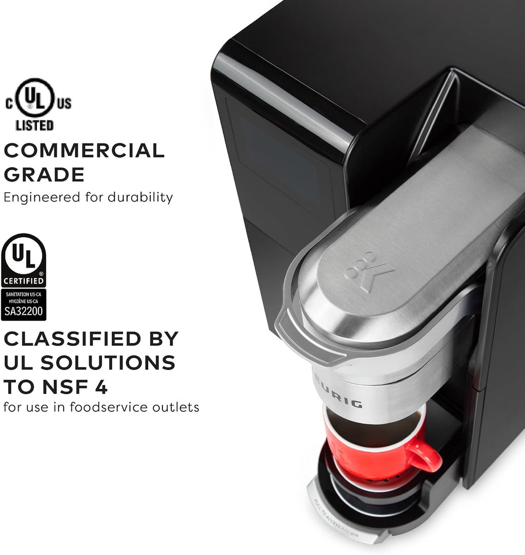 Keurig K-3550 Large Business Single Serve Coffee Maker, Plumbed, Silver/Black