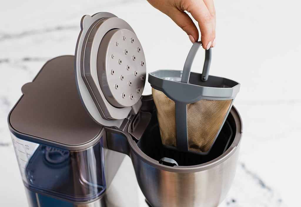 Café Specialty Drip Coffee Maker | 10-Cup Insulated Thermal Carafe | WiFi Enabled Voice-to-Brew Technology | Barista-Quality Brew | Stainless Steel (Renewed)