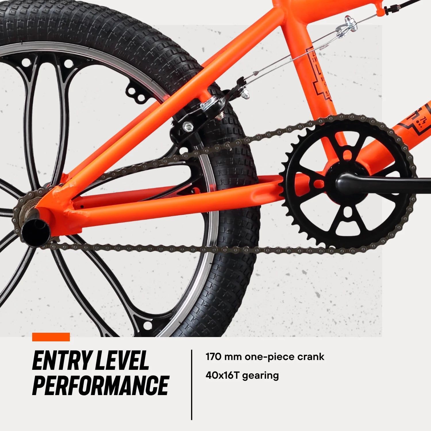 Mongoose Legion BMX Bike, Hi-Ten Steel Frame, 25x9T, 36x16T or 40x16T Gearing