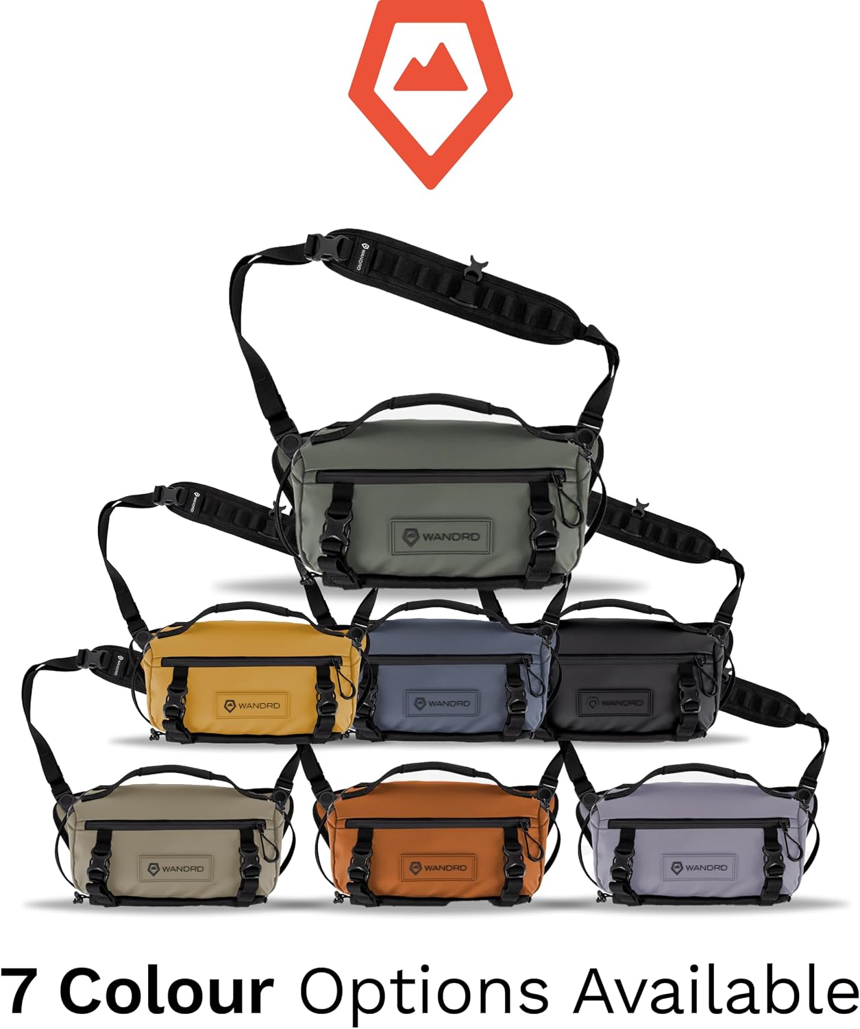 WANDRD ROGUE V1 6L Sling: Compact Camera Sling and Crossbody Bag with Fast Access, 3-Way Carry– Lightweight Everyday Bag Great for Travel, Photography, and Daily Use (Wasatch Green)