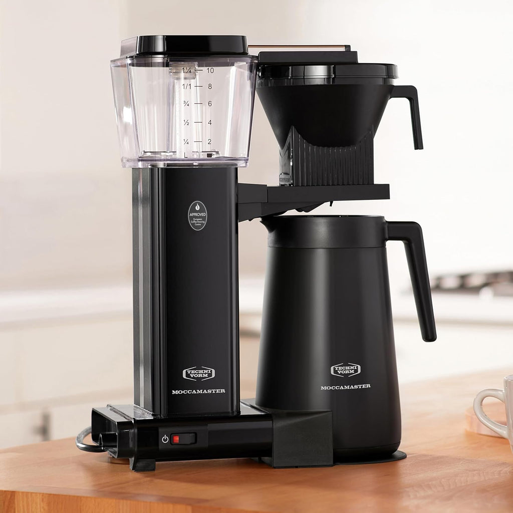Technivorm Moccamaster 79315 KBGT thermal Carafe 10-Cup Coffee Maker 40 Ounce, Midnight 1.25l