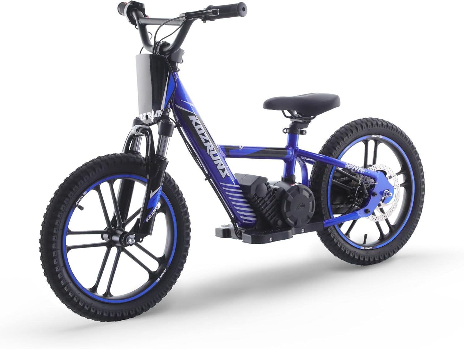 TUIBOKA Electric Dirt Bike for Kids, Professional Version, Electric Motorcycle with 500W Powerful Brushless Motor, 14 MPH, 16 Inch Off Road Tires, Adjustable Seat for Ages 5-12 Blue