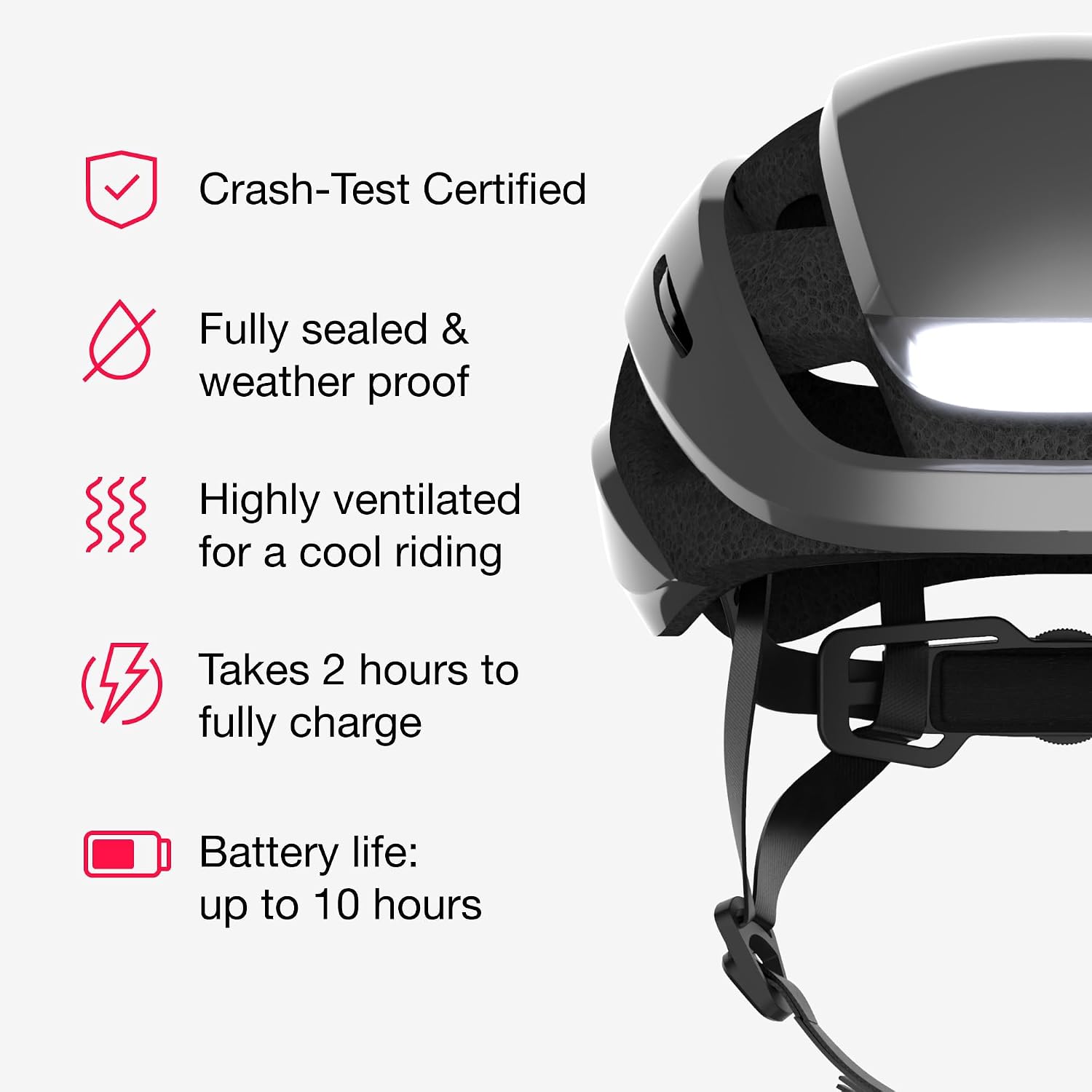 Lumos Ultra Smart Bike Helmet | Customizable Front and Back LED Lights with Turn Signals | Road Bicycle Helmets for Adults: Men, Women