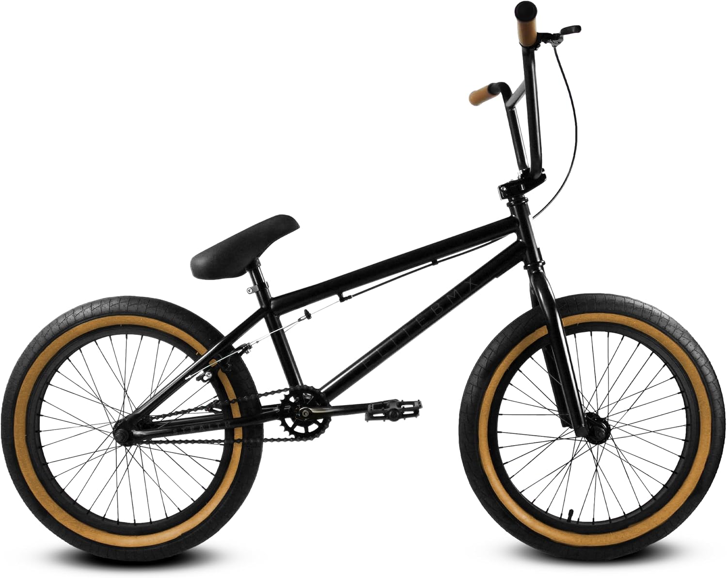 Elite BMX Stealth Freestyle Bike for Youth & Adults, Durable Steel Frame, Available in 16', 18', and 20' Sizes