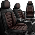 Car Seat Cover Fit for Honda Pilot 2003-2025,Compatible Airbag Non-Slip Waterproof Seat Cover,Car Seat Protector Premium Interior (Standard 2 Seats,Black Coffee)