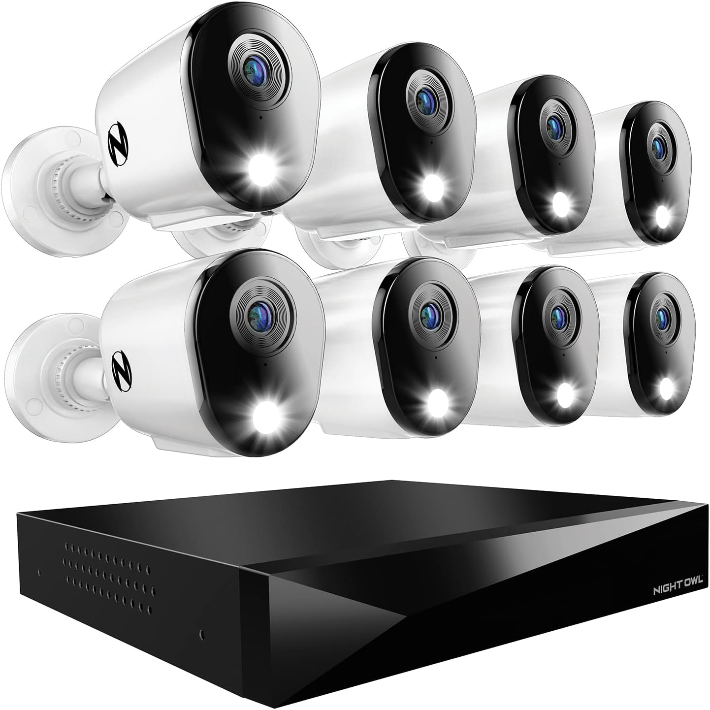 Night OWL FTD4-81-8L HD DVR Security KIT