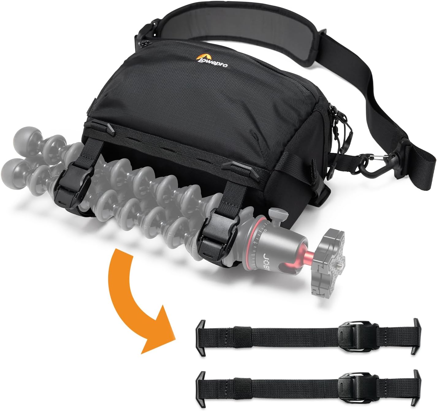 Lowepro ProTactic Lite SLX 110 AW III Camera Sling Bag, Professional Camera, Rain Cover, Lightweight Crossbody Sling Backpack, for Photographer, Videographer, Volume 4L, for DSLR/Mirrorless