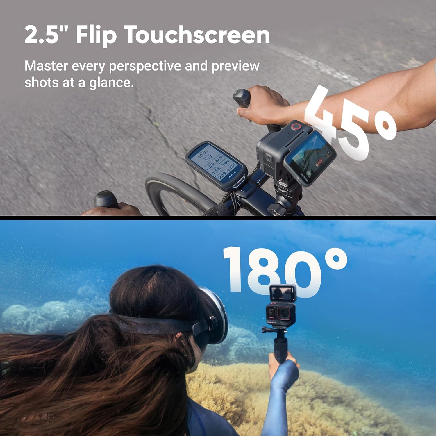 Insta360 Ace Pro 2 Dual Battery Bundle -8K Waterproof Action Camera Co-Engineered with Leica, 1/1.3' Sensor, Dual AI Chip, Leading Low Light, Superior Audio, Flip Screen & AI Editing for Motorcycling