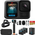 GoPro HERO13 Black Camera with 3 Enduro Batteries | Waterproof 5.3K60 Action Camera with Dual-Battery Charger & SanDisk 64GB Extreme SD Card | Head Strap 2.0 and Handler Floating Handgrip, Bundle Kit