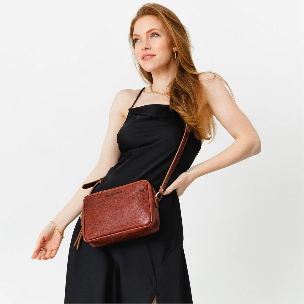 Portland Leather Goods Large Camera Bag Purse for Women – Handmade from the Finest Full-Grain Hides