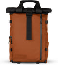 WANDRD PRVKE Lite: Weather-Resistant Travel & Camera Backpack with Laptop Sleeve, Quick Side Access, Clamshell Opening – Ideal Photography & Travel Bag (Sedona Orange)