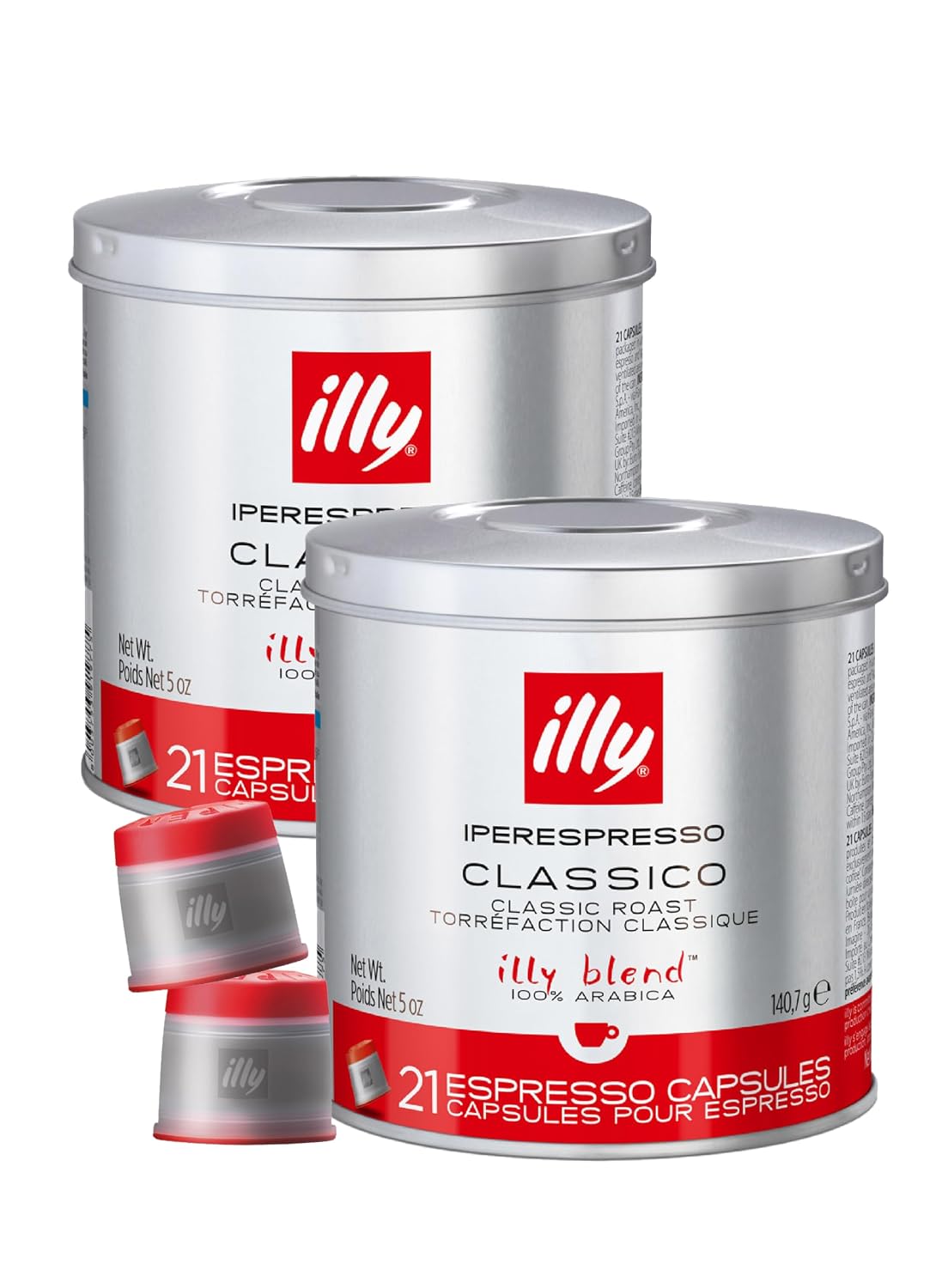 Illy iperEspresso capsules - 21 Count Capsules per Can - Parent