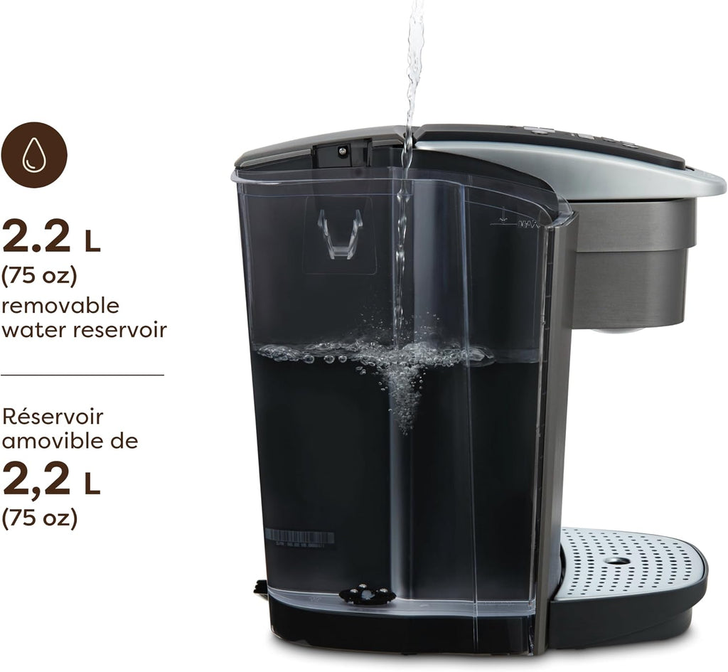 Keurig K-Elite Single Serve K-Cup Pod Programmable Coffeemaker (Brushed Silver)