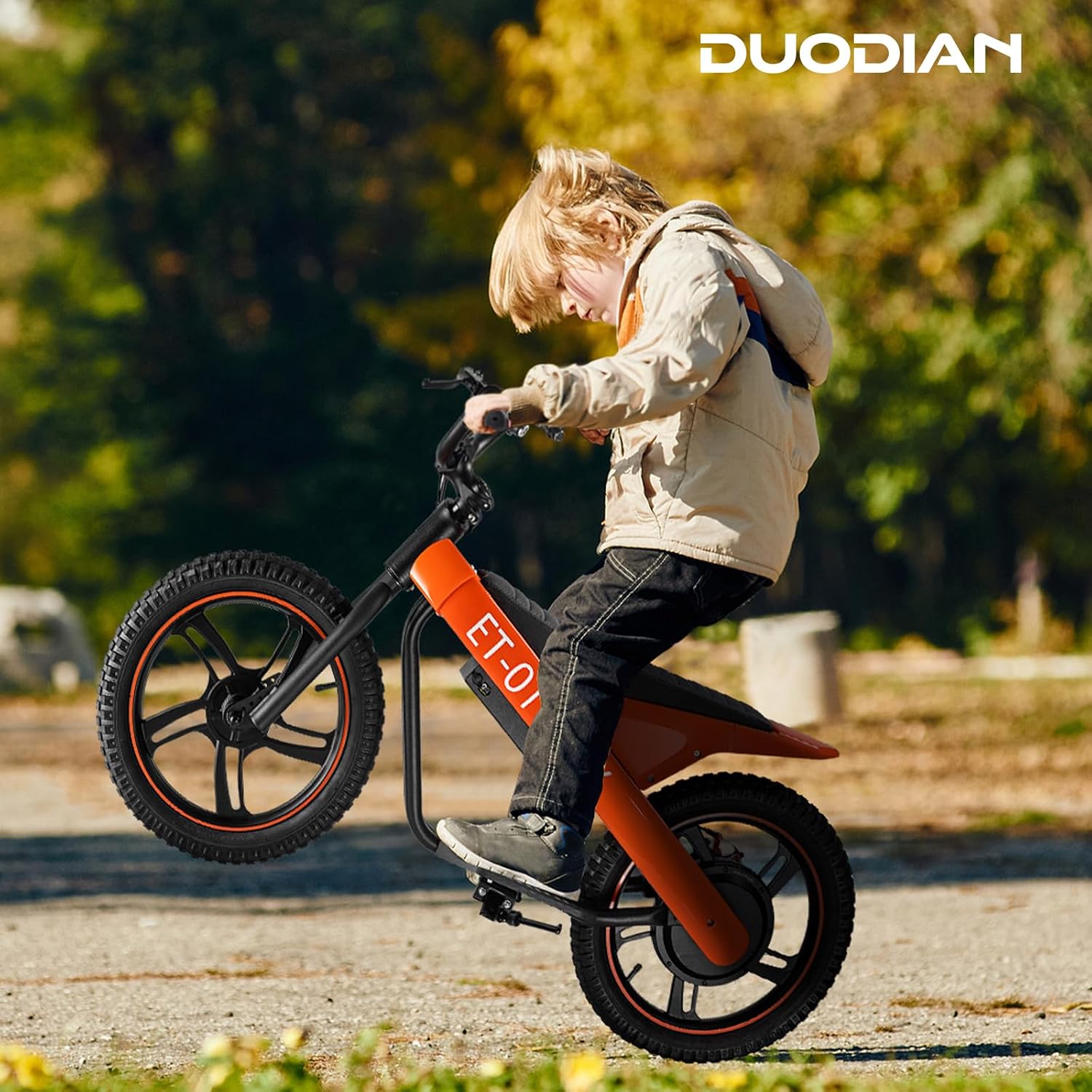 Electric Bike for Kids, 350W/250W Motor, 36V 7.8/5.2Ah, 15.5/13.7 MPH, 15/12 Miles Long Range, 16' Tires, Kids Electric Bike Aged 6 and Above, Youth Off-Road Electric Bicycle