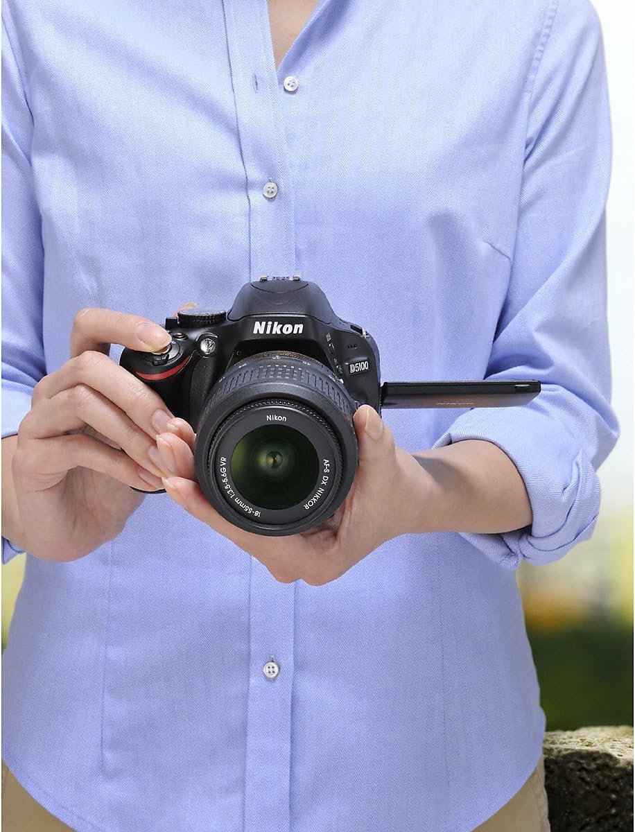 Nikon D5100 16.2MP Digital SLR Camera & 18-55mm VR Lens