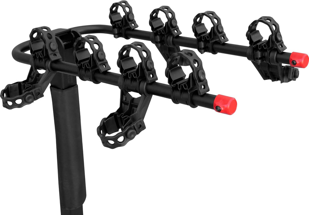 Retrospec Lenox 2-5 Bike Rack Hitch for Car, Truck, SUV - 2in Hitch Mount with Foldable Steel Frame, Anti-Rattle Adapter & Tie Down Straps