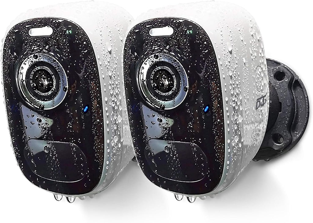 DCT Magnetic Cameras for Home Security: No Drilling Instant Installation - Wireless WiFi Cam for Outdoor - Motion Detection - Color Night Vision - SD/Cloud Storage