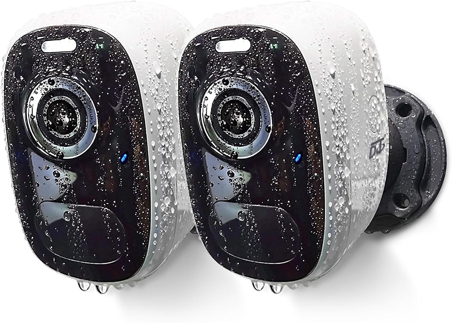 DCT Magnetic Cameras for Home Security: No Drilling Instant Installation - Wireless WiFi Cam for Outdoor - Motion Detection - Color Night Vision - SD/Cloud Storage