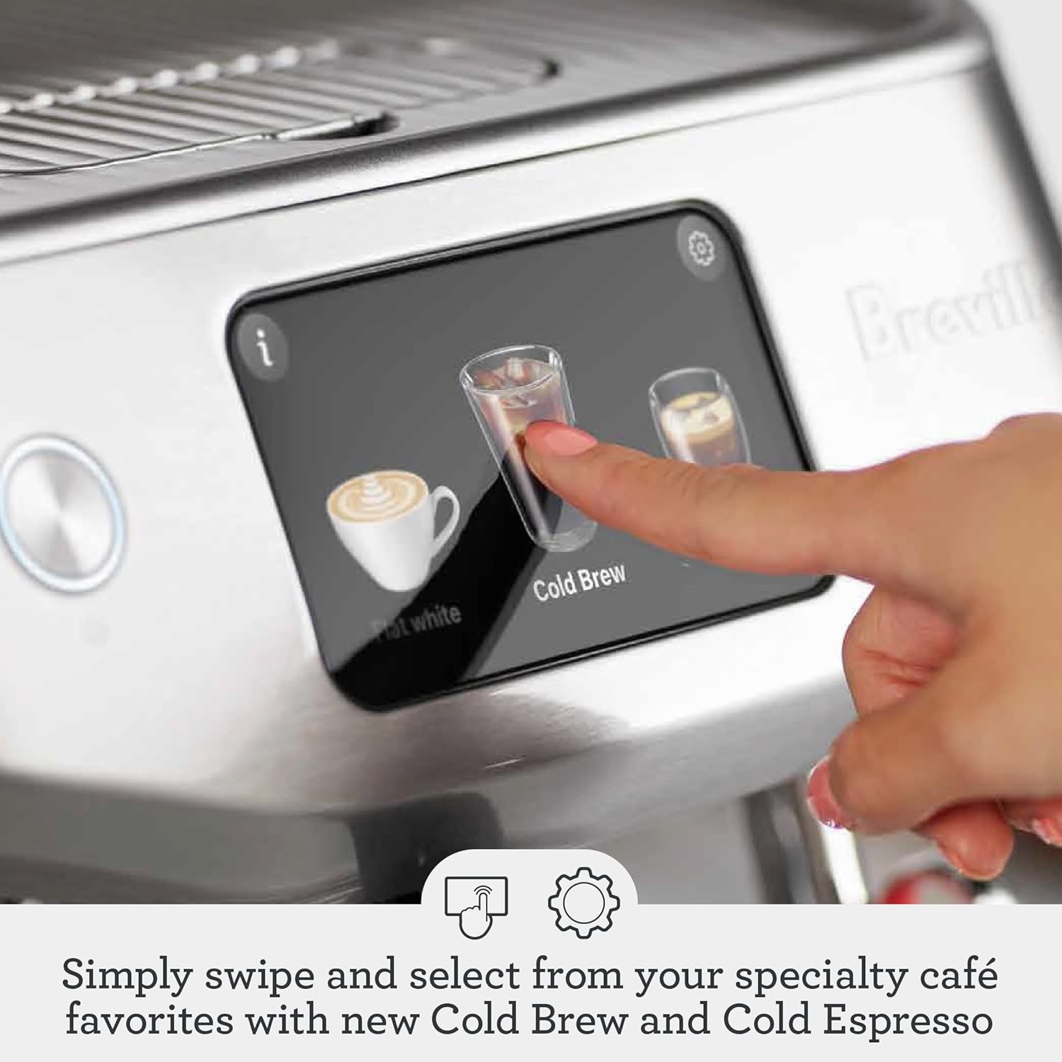 Breville Oracle Jet Espresso Machine, Black Truffle