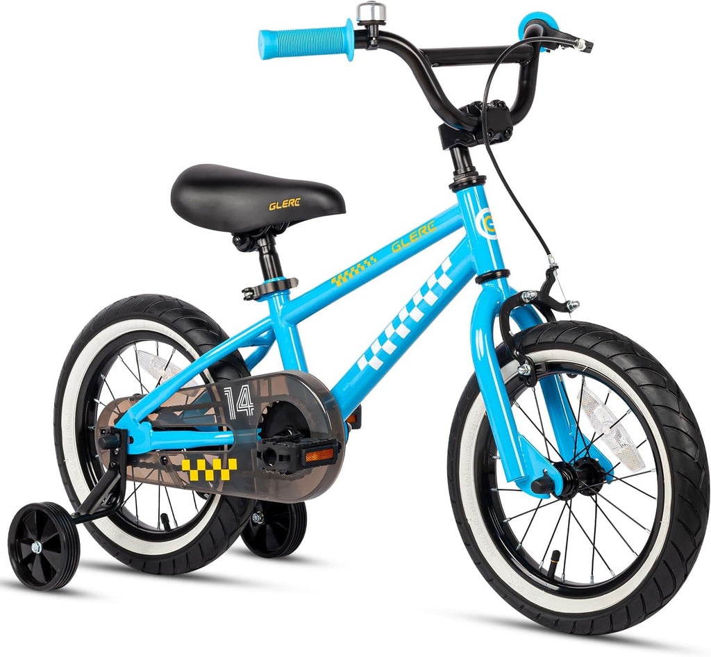 Glerc NuNu 12 14 16 Inch Kids Bike BMX Style for 2-8 Years Old Boys Girls, Toddler Bicycles with Training Wheels & Coaster Brake, Multiple Colors | Toddler Bicycles, Training Wheels, Coaster Brake, Toddler Bicycles, Training Wheels, Coaster Brake